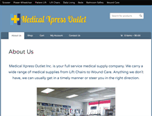 Tablet Screenshot of medxoutlet.com